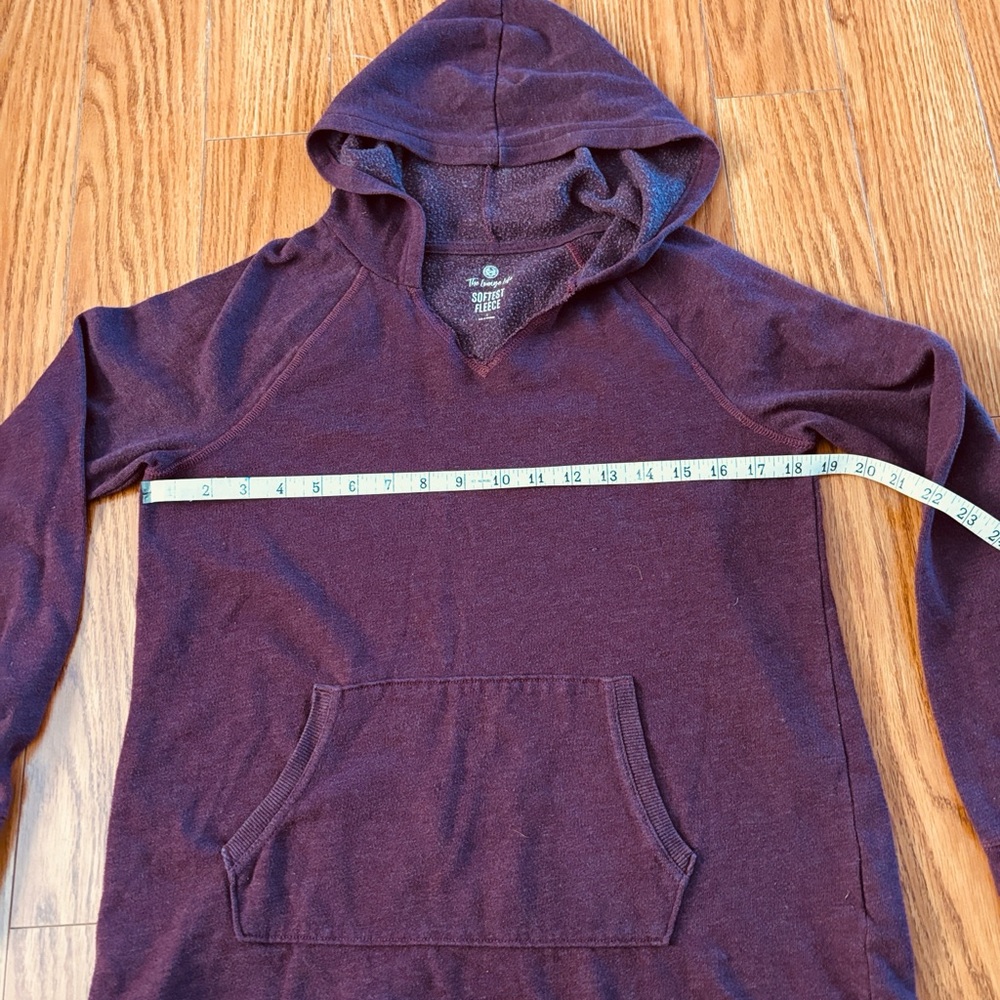 COTTAGECORE HANDMADE * UPCYCLED SOFT FLEECE HOODIE - Picture 5 of 6
